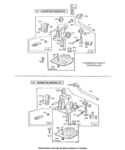 Pulsa Prm And Pulsa Jet Carbs. Diagram and Parts List for  Briggs and Stratton Engine